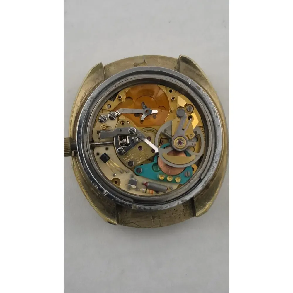 Vintage Mens Waltham GP Electrodyne Swissonic Incabloc Watch Parts or Repair